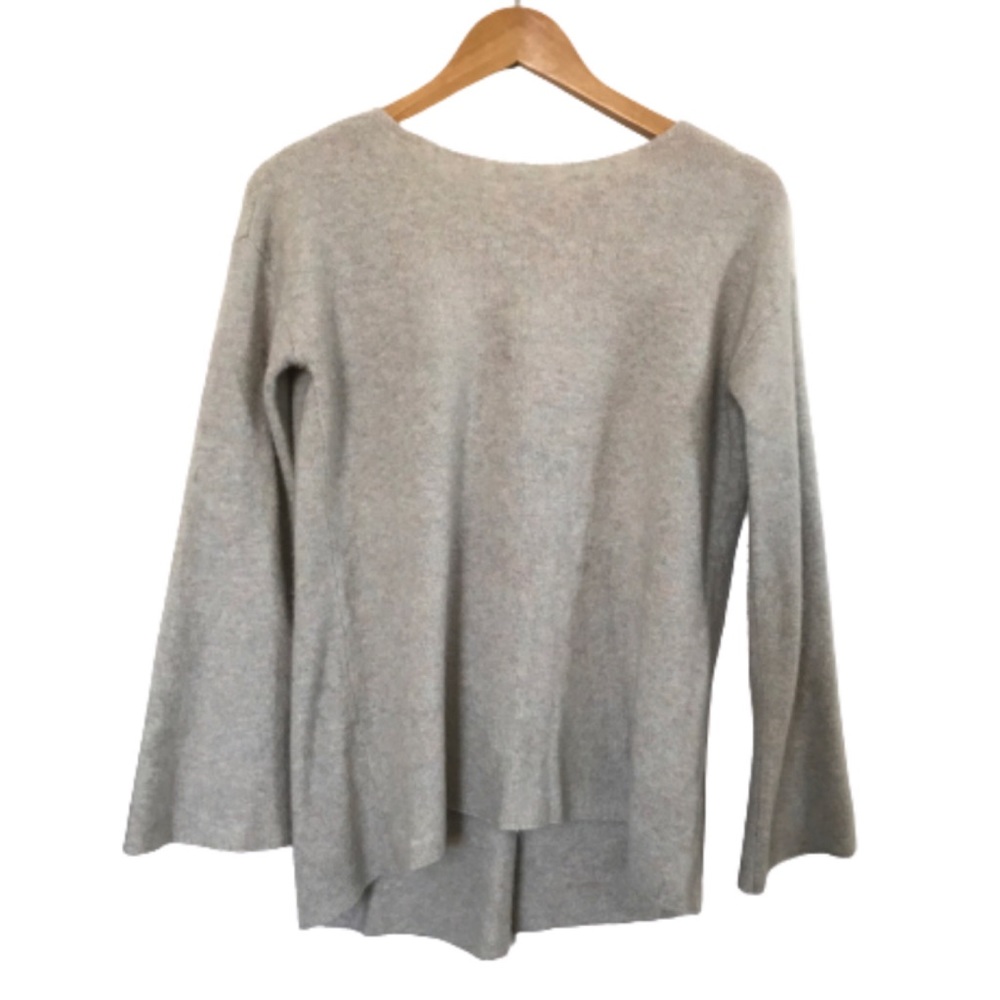 Hinge Super Soft Split Back Bell Sleeve Sweater - image 1